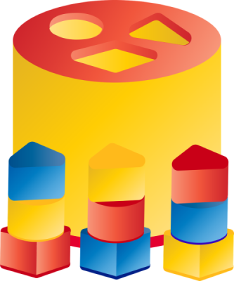 Colorful child's sorting toy as data mapping concept. Image by Nina Garman from Pixabay